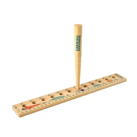 Children's Planting Ruler and Dibber Set