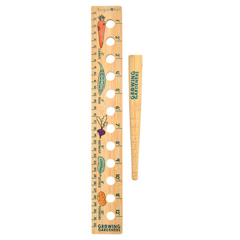 Children's Planting Ruler and Dibber Set