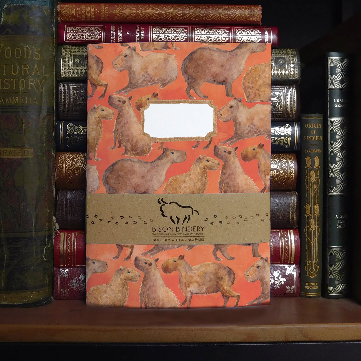 Chill of Capybaras Lined Journal