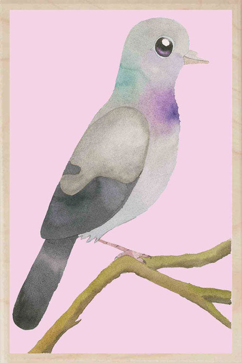 Dove Wooden Postcard