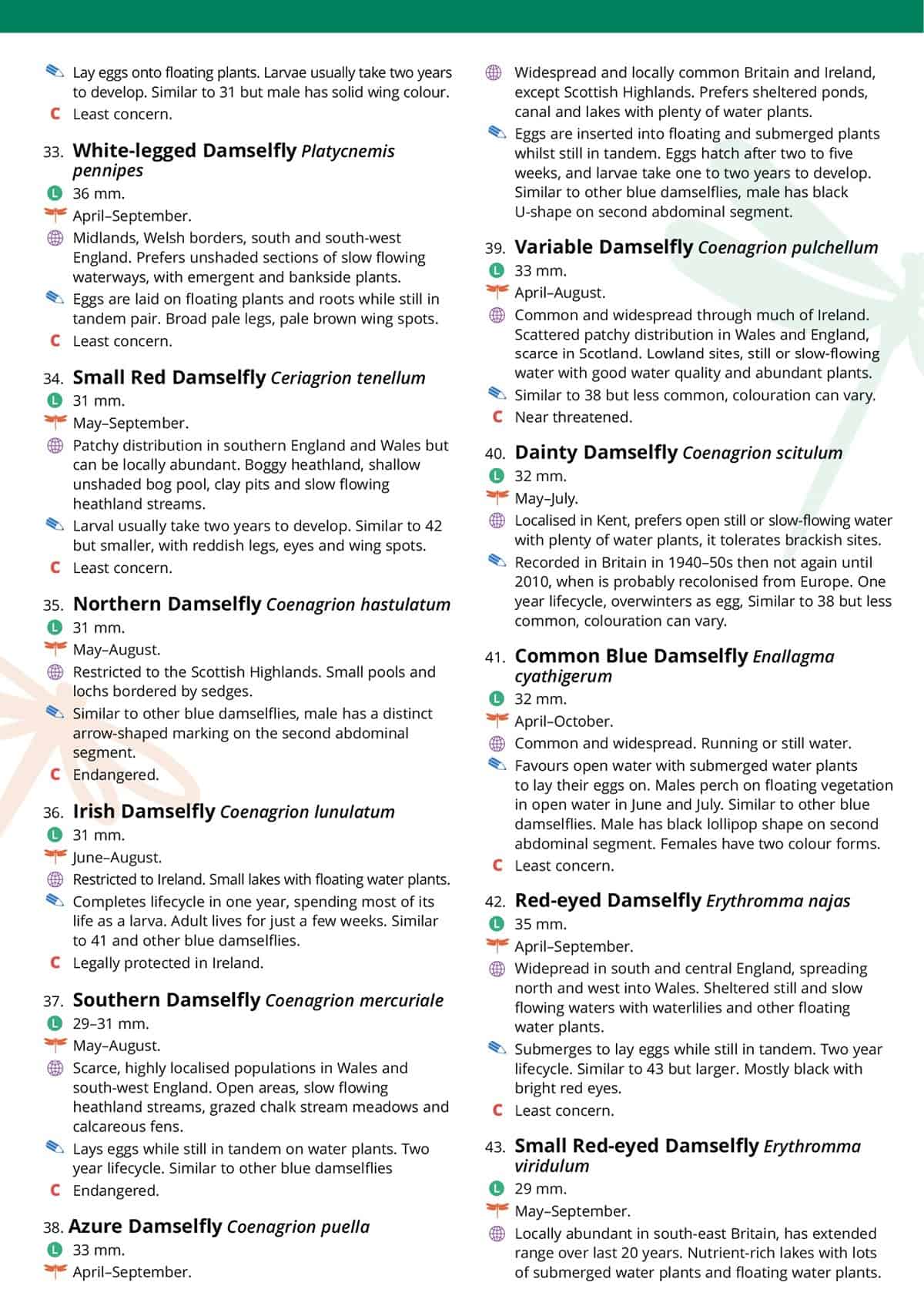 Dragonflies and Damselflies - Wild ID Guide