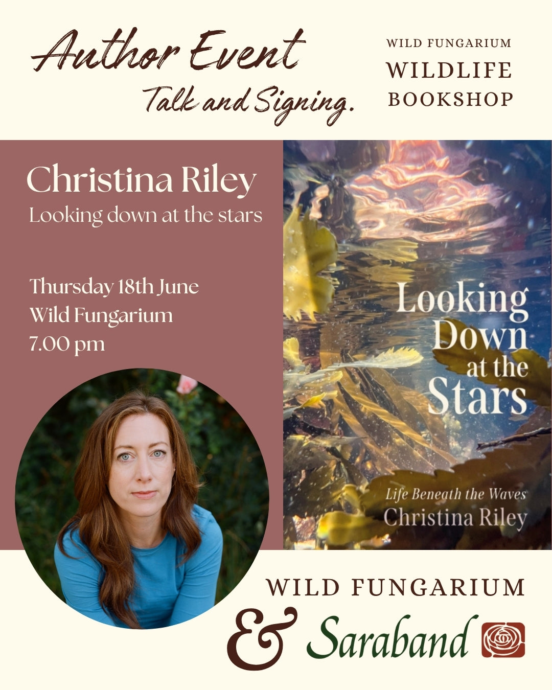 18th June - Christina Riley 'Looking Down at the Stars'