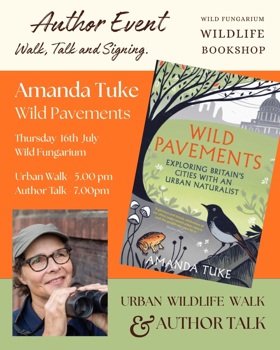 16th July - Amanda Tuke - Urban Wildlife Walk