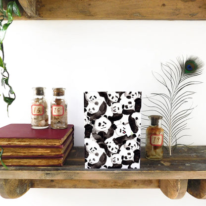 Embarrassment of Pandas Greetings Card