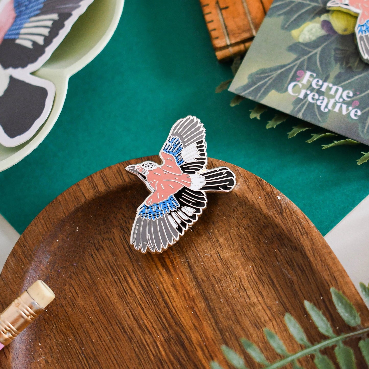 Eurasian Jay - Enamel Pin