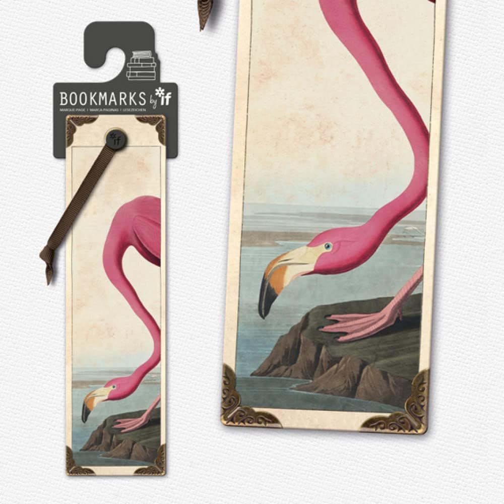 Flamingo - Vintage Bookmark