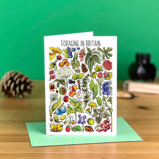 Foraging in Britain - Greetings Card