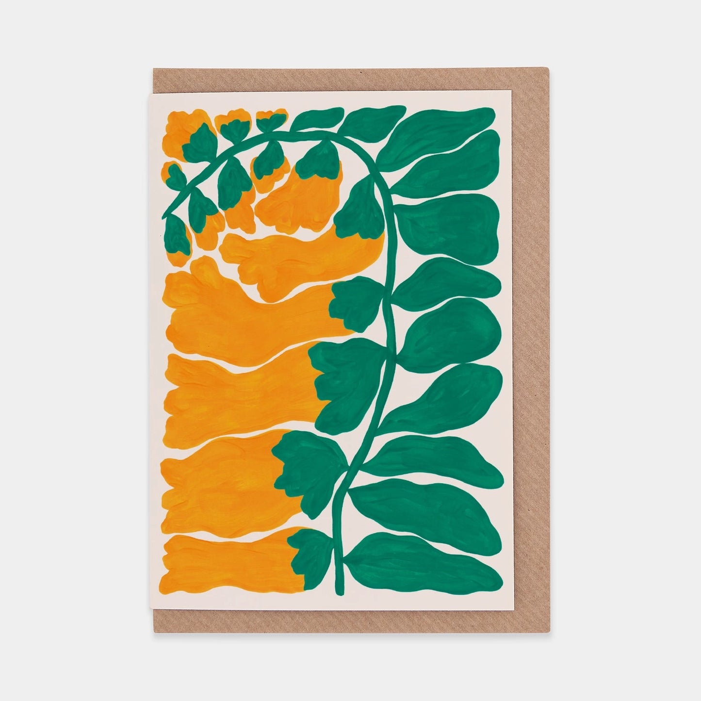 Foxglove (yellow) WWF - Greetings Card