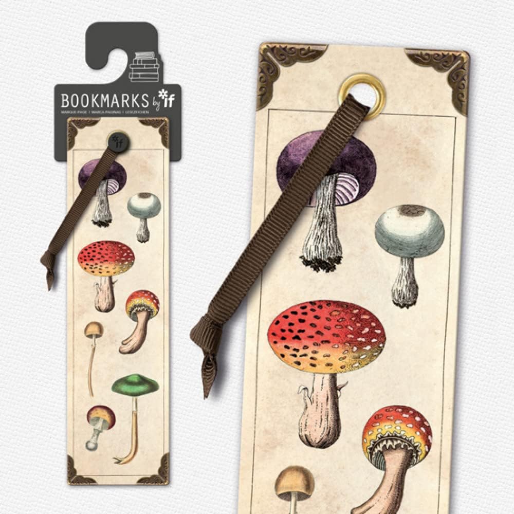 Fungi - Vintage Bookmark