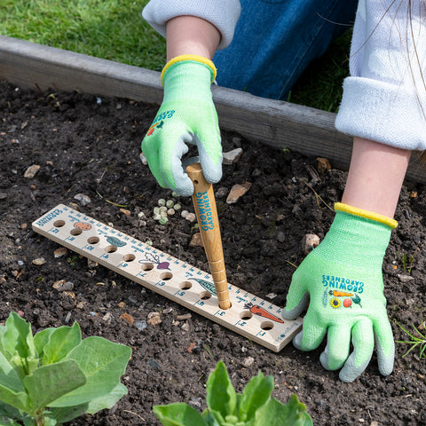 Children's Planting Ruler and Dibber Set