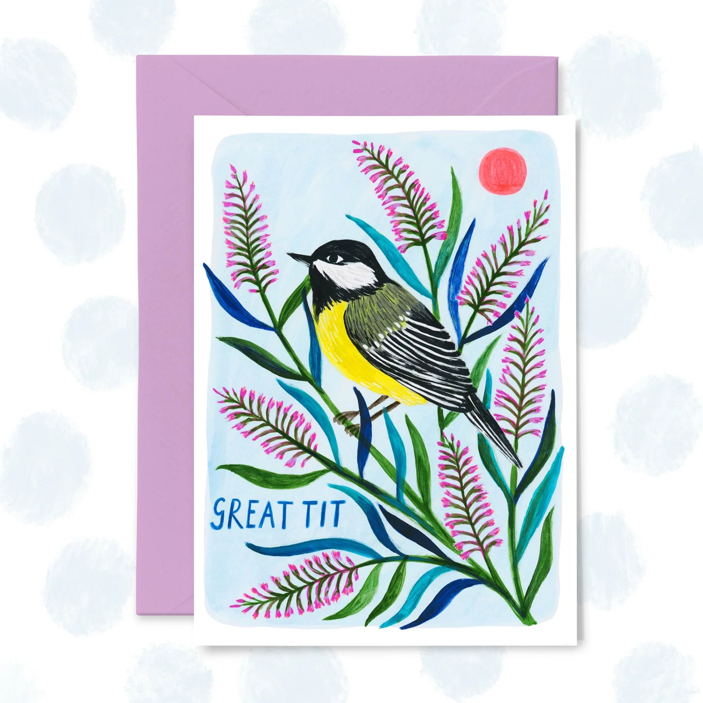 Great Tit - Greetings Card