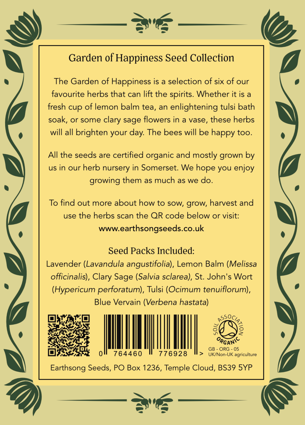 Garden of Happiness - Seed Collection