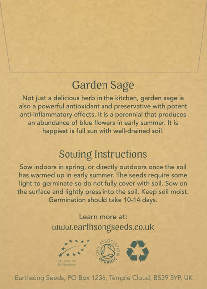Garden Sage - Seed Packet