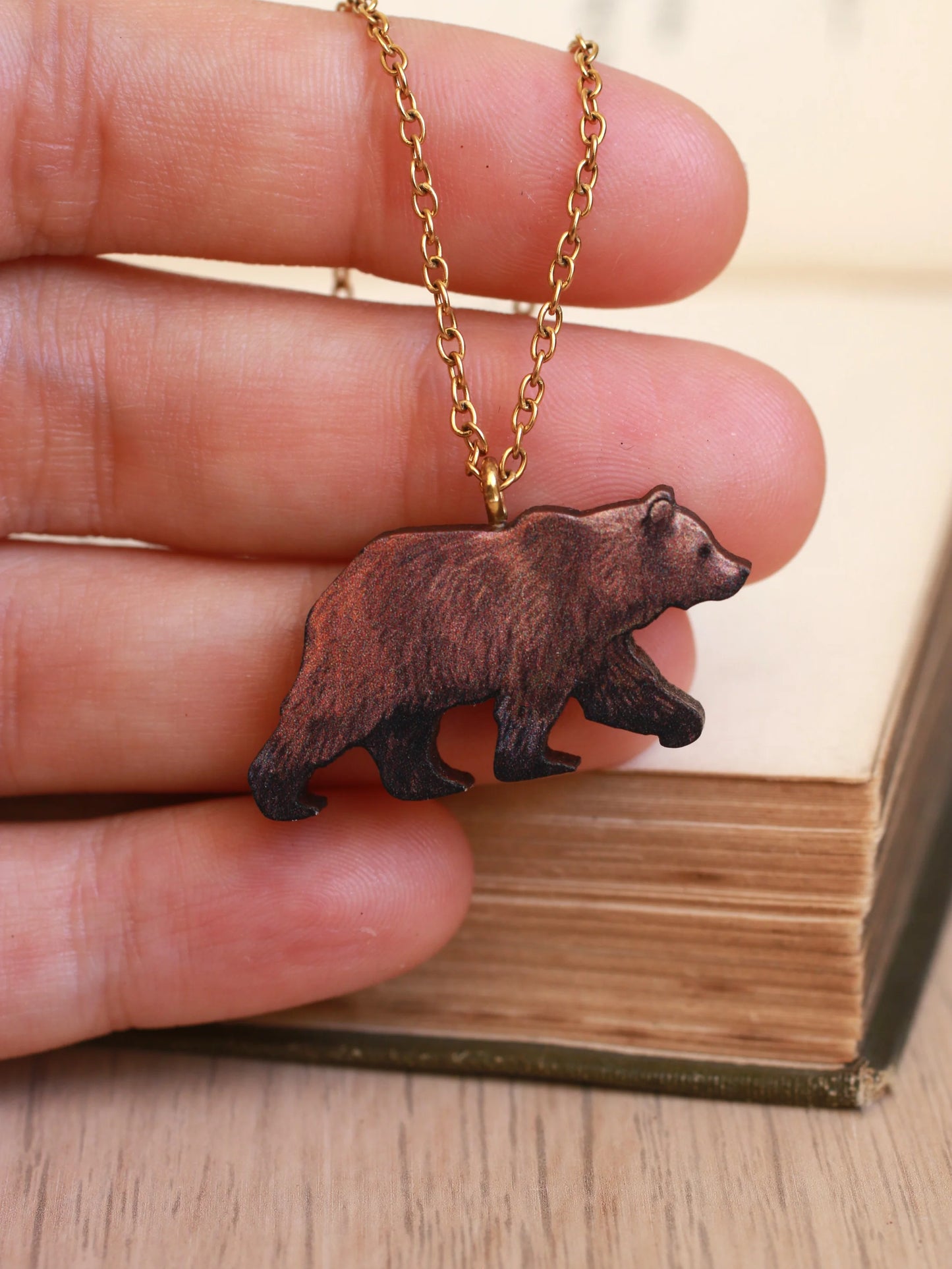 Grizzly Bear Necklace