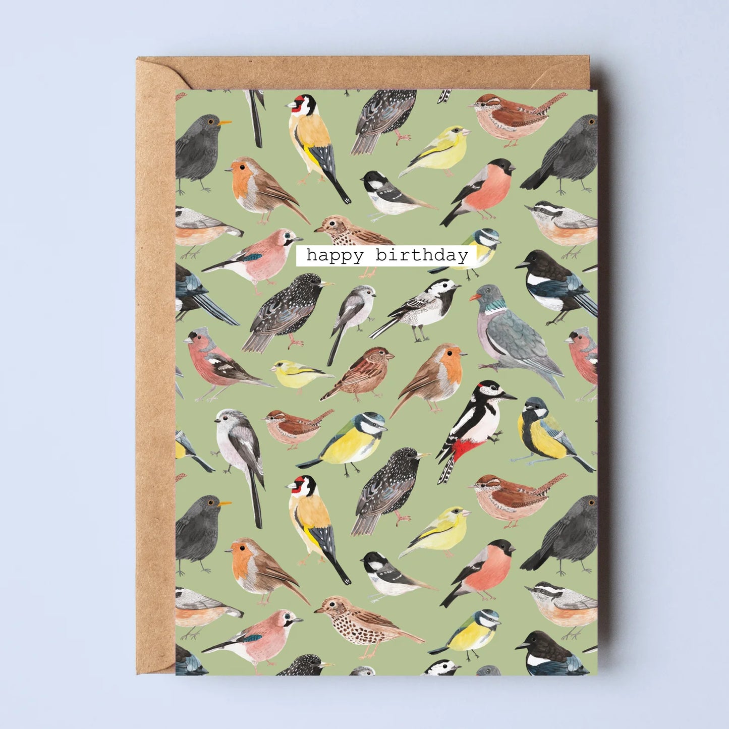 Happy Birthday - Birds Greetings Card