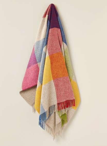 Harland Multicolour Pure Wool Throw