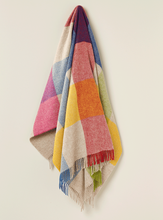 Harland Multicolour Pure Wool Throw