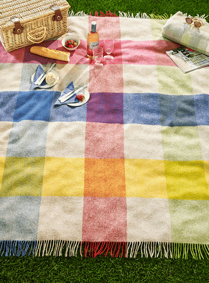 Harland Multicolour Pure Wool Throw