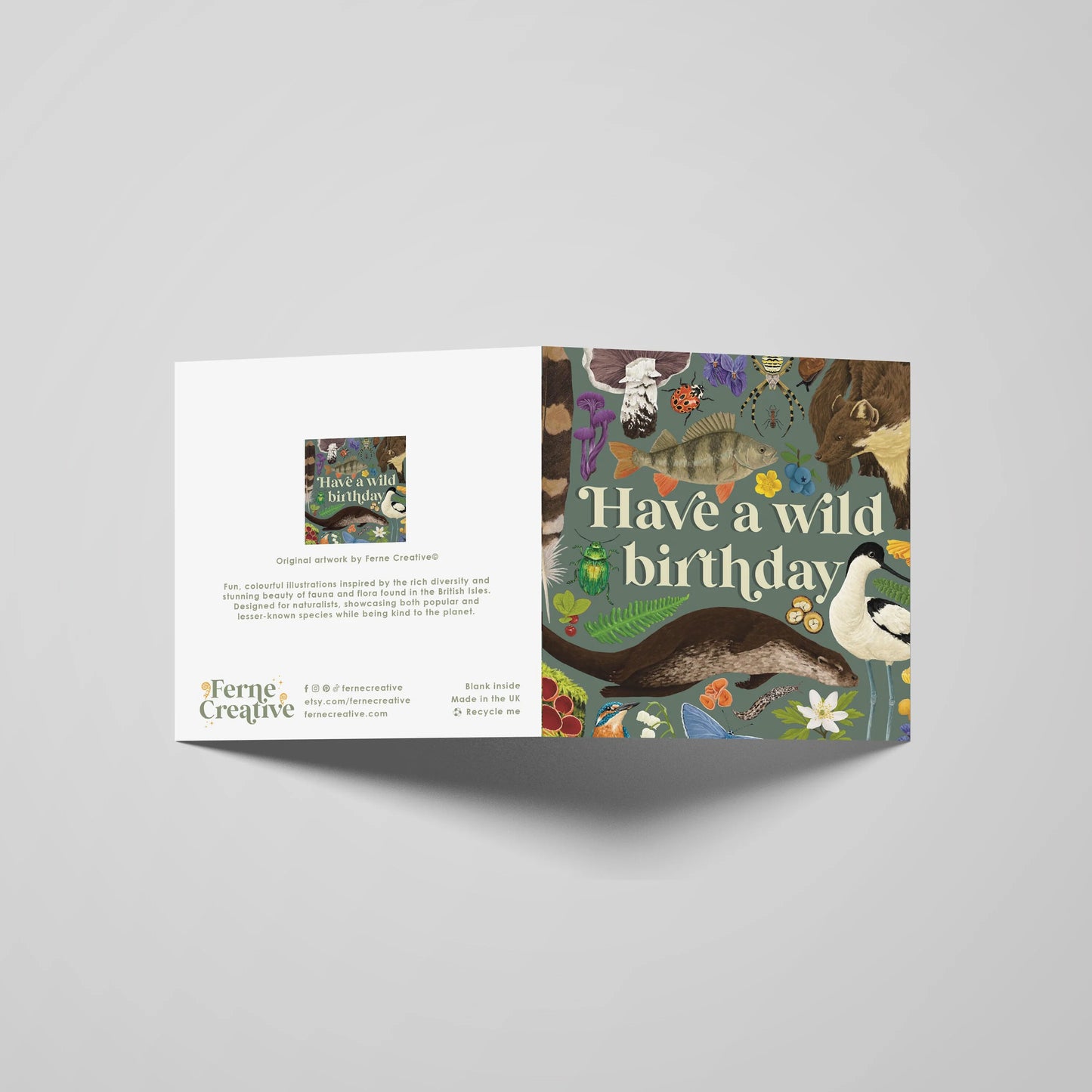 'Have a Wild Birthday' - Greetings Card