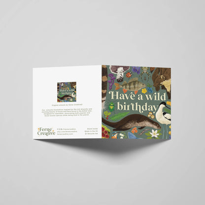 'Have a Wild Birthday' - Greetings Card