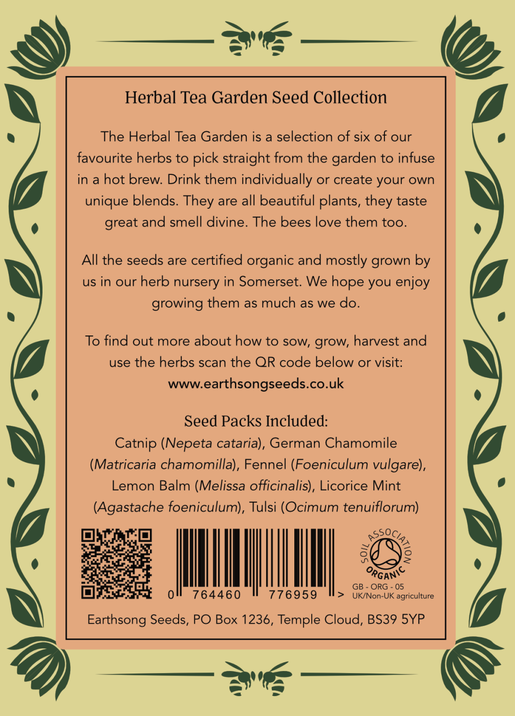 Herbal Tea Garden - Seed Collection