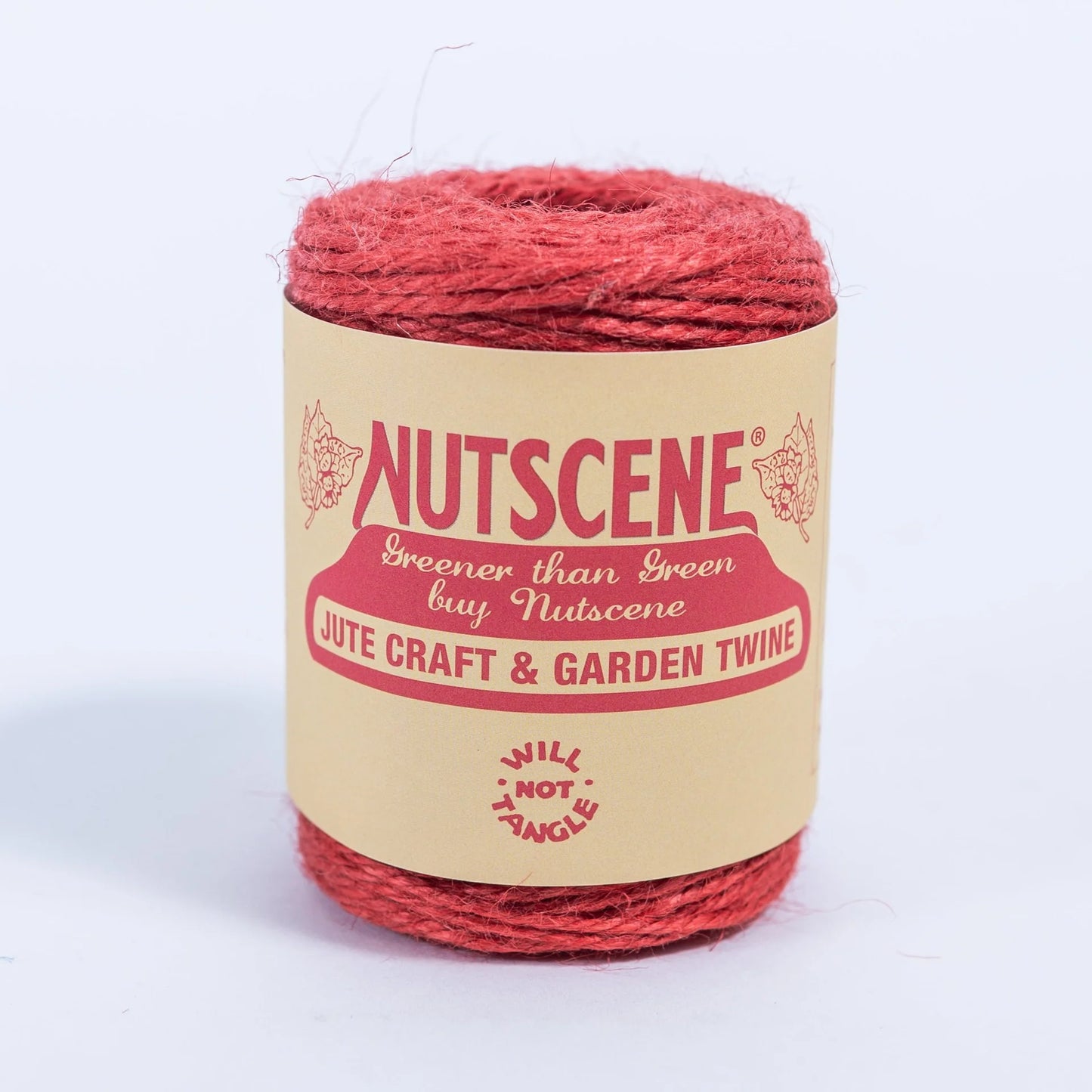 Heritage Jute Twine Spool - 60m (Tomato Red)