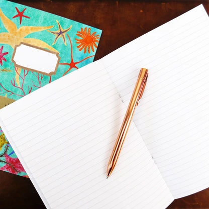 Asterozoa Starfish Lined Journal