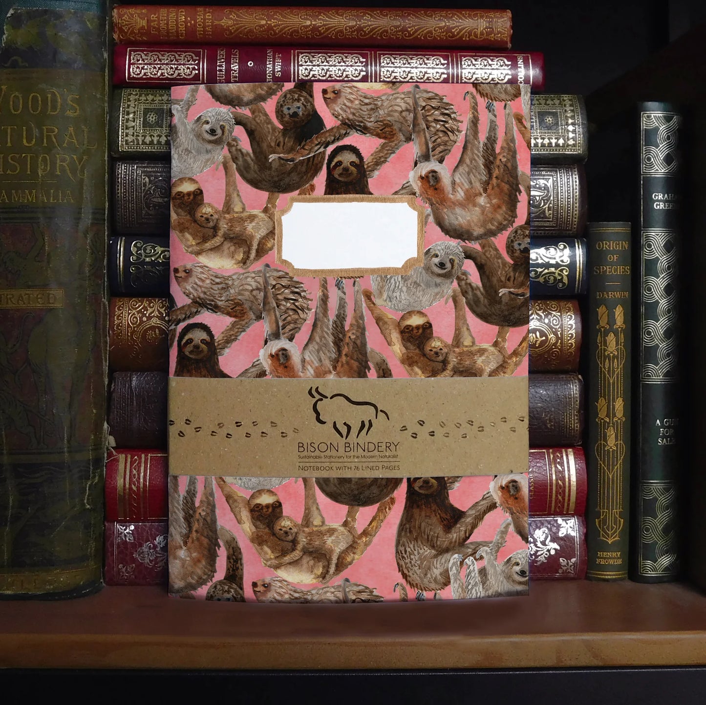 Sleuth of Sloths Lined Journal