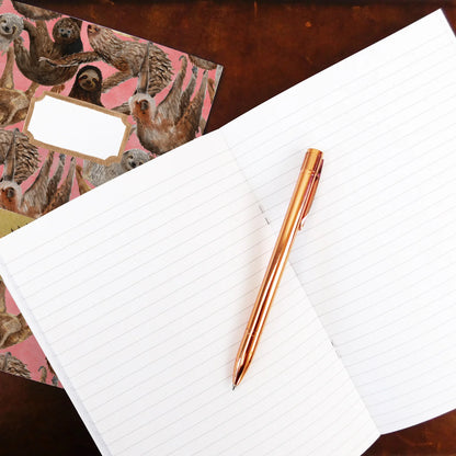 Sleuth of Sloths Lined Journal
