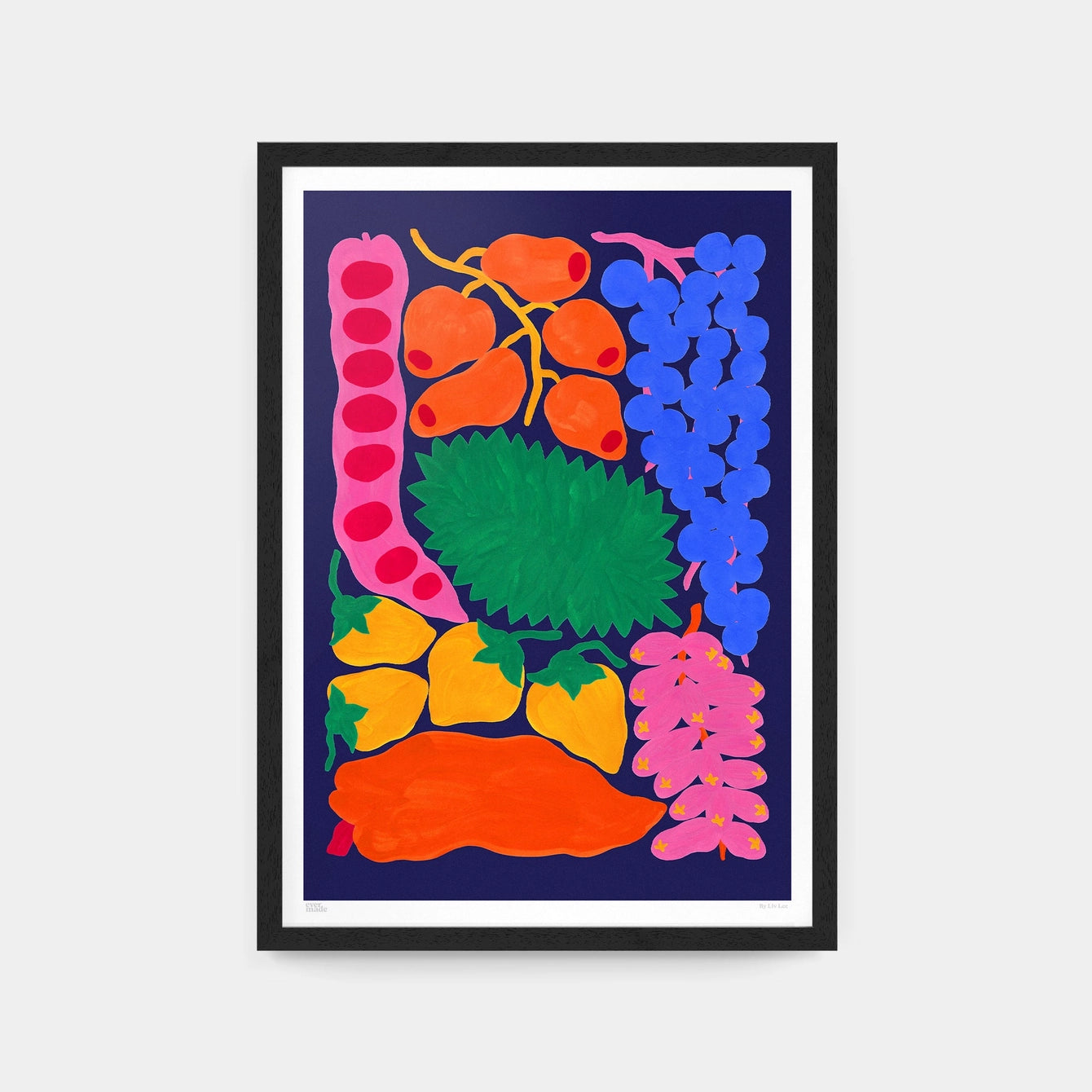 Fruits of the Amazon Art Print - A2