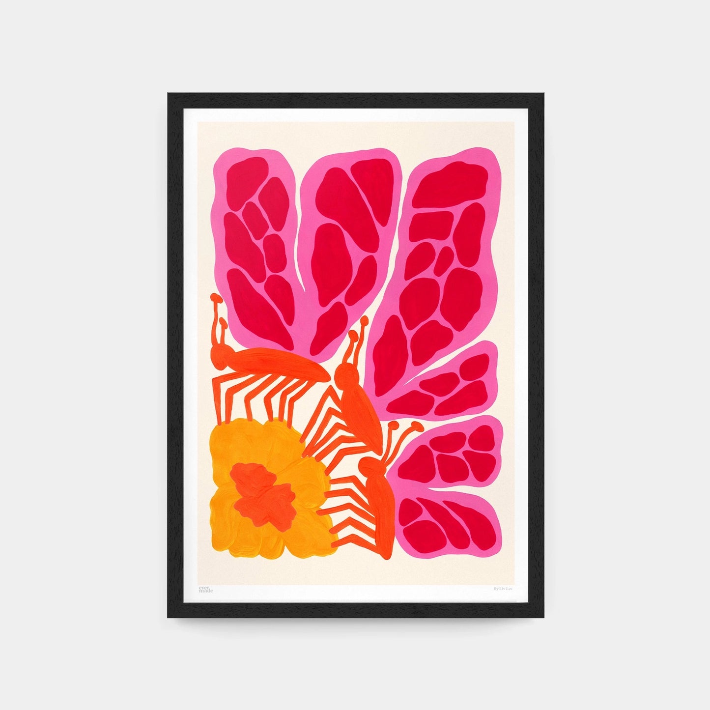 Butterflies of the Amazon Art Print - A3