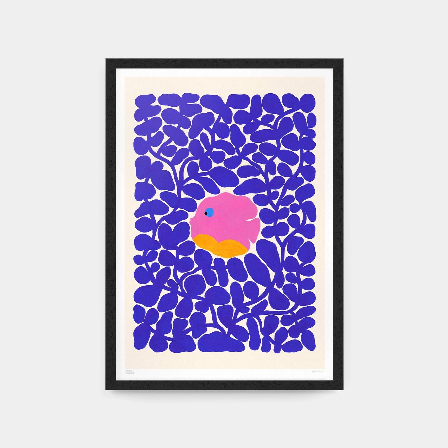 Seaweed and Fish Art Print - A3