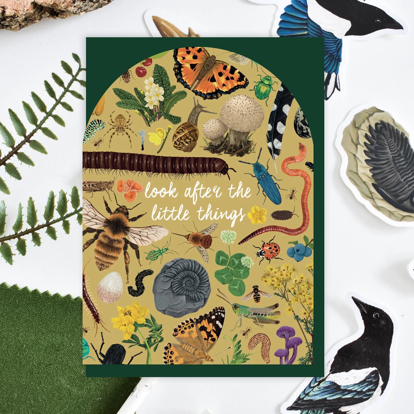 Look After the Little Things - Greetings Card