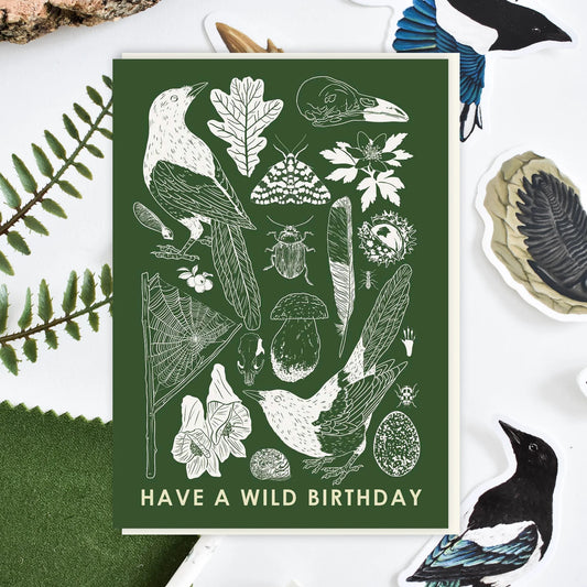 Wildlife Birthday - Greetings Card