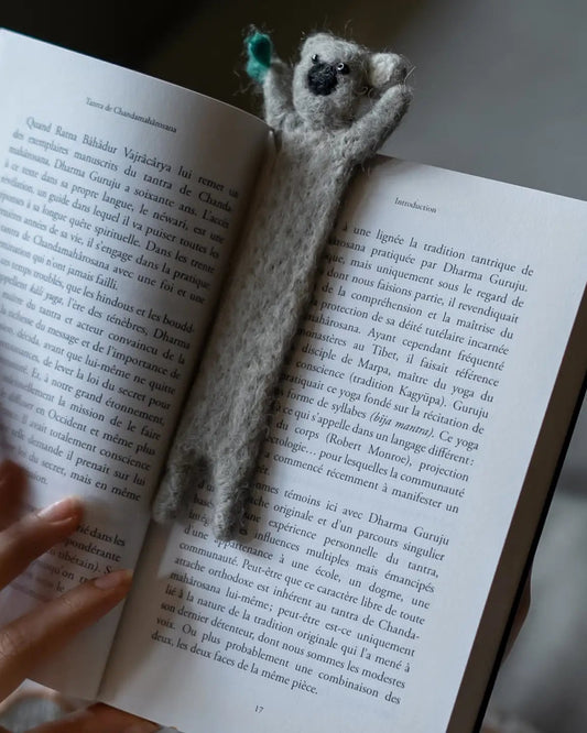 Handmade Felted Koala Bookmark