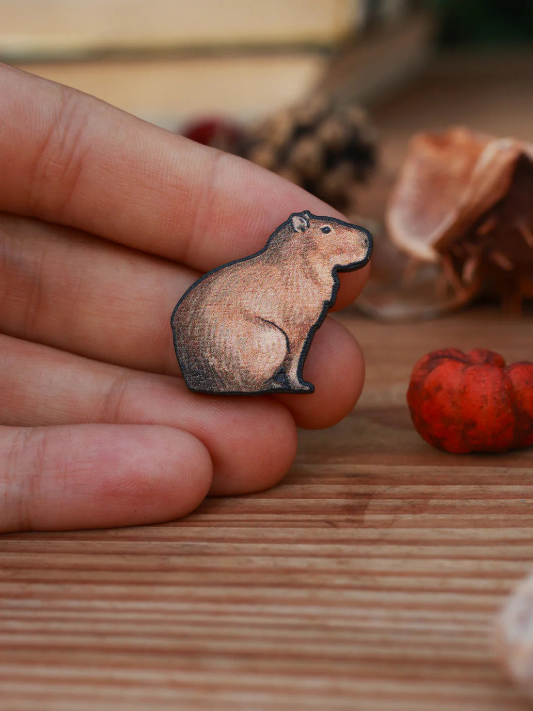 Capybara Pin