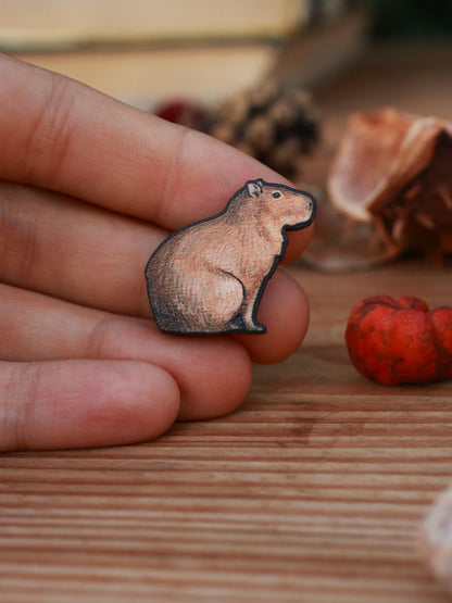 Capybara Pin