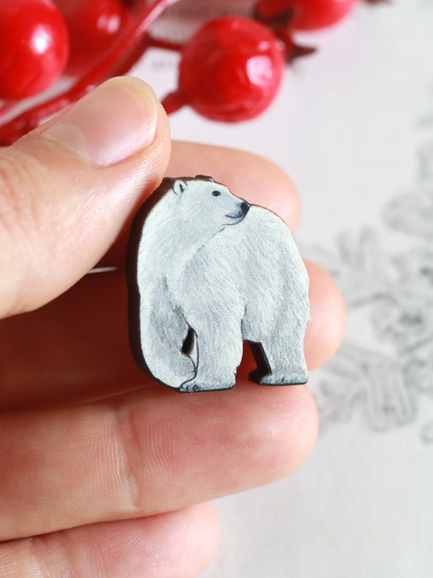 Polar Bear Pin