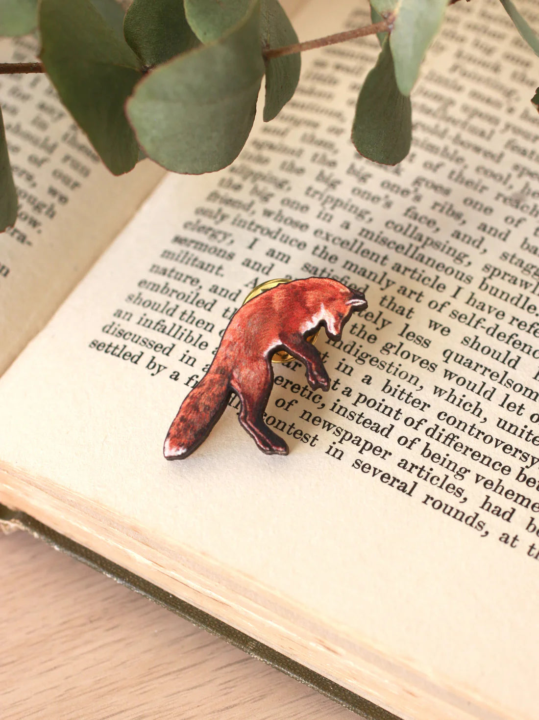 Jumping Fox Pin