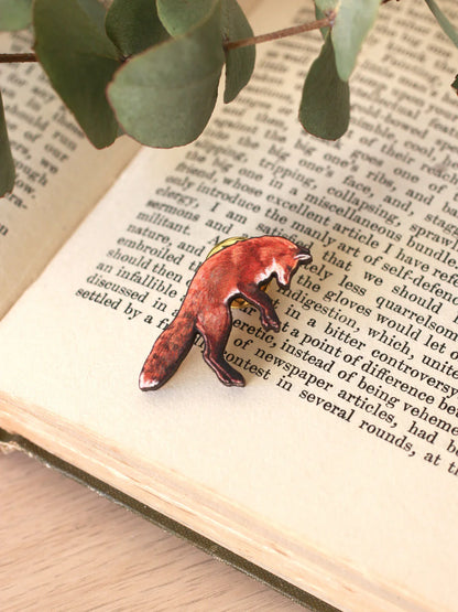 Jumping Fox Pin