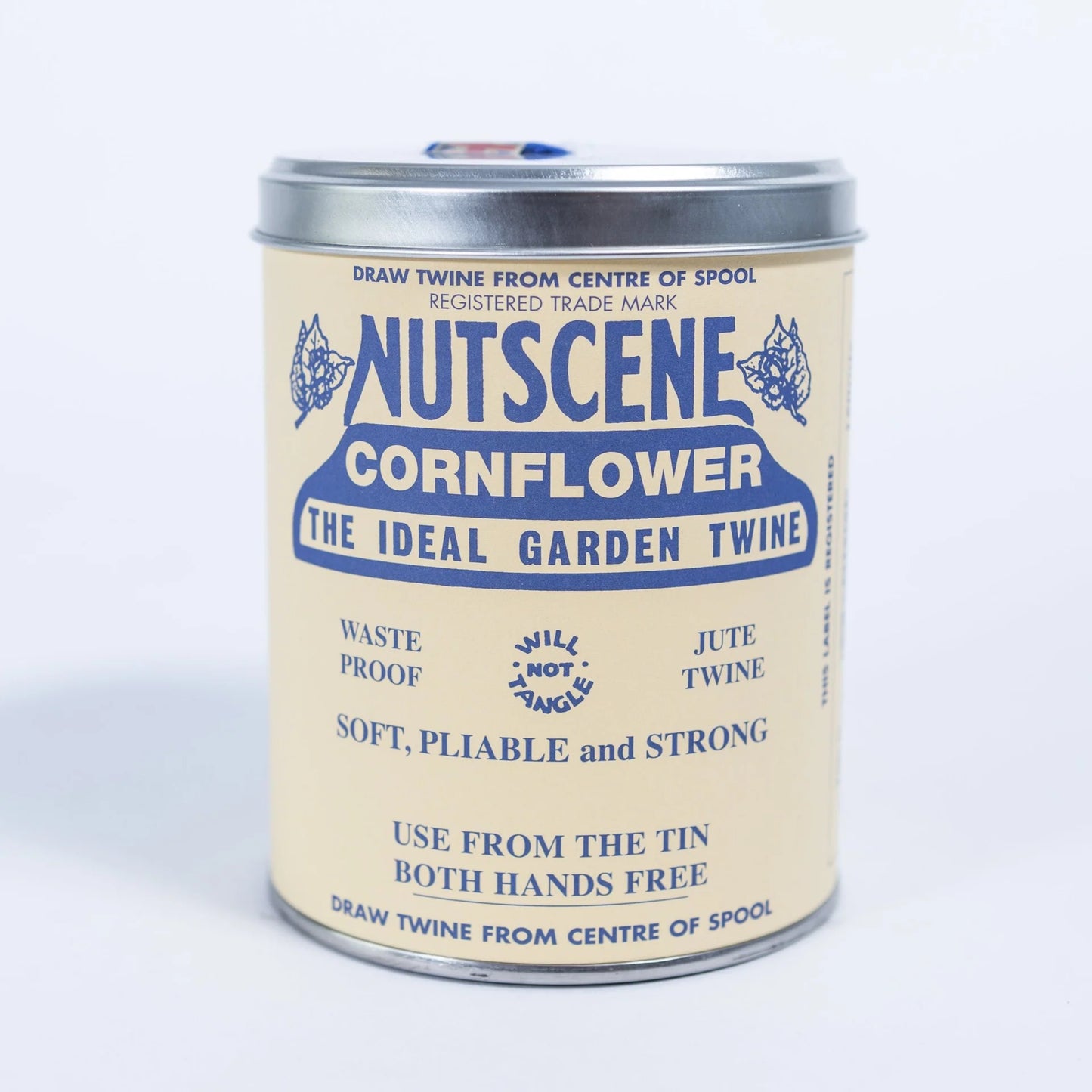 Iconic Tin of Nutscene Twine - 150m (Cornflower)