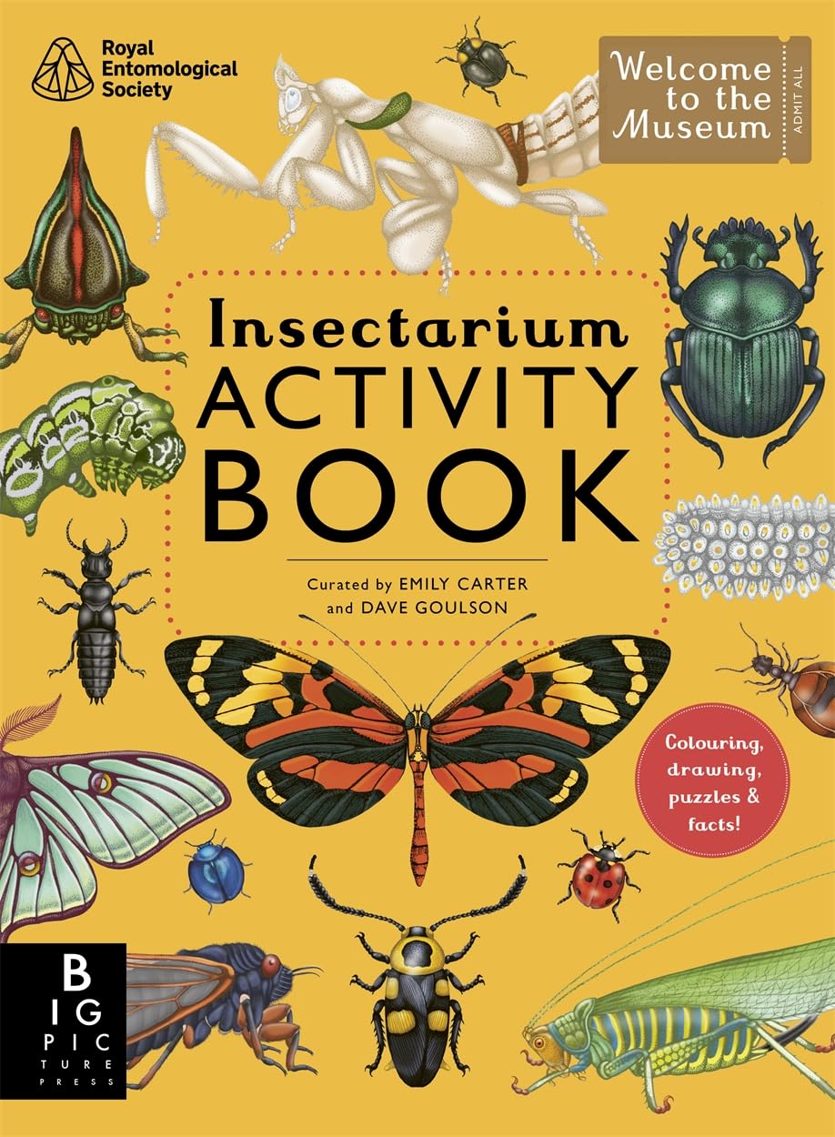 Insectarium Activity Book - By Emily Carter & Dave Goulson