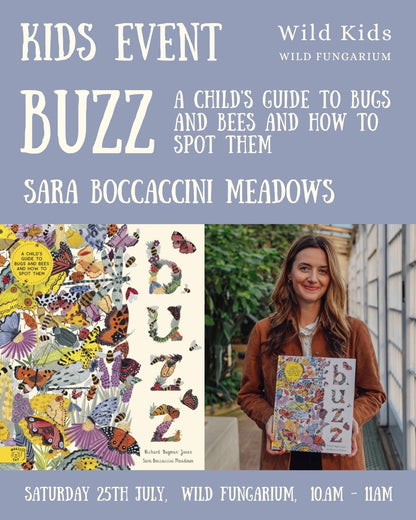25th July - KIDS EVENT - 'Buzz' Reading & Bookmark Workshop with Sara Boccaccini Meadows