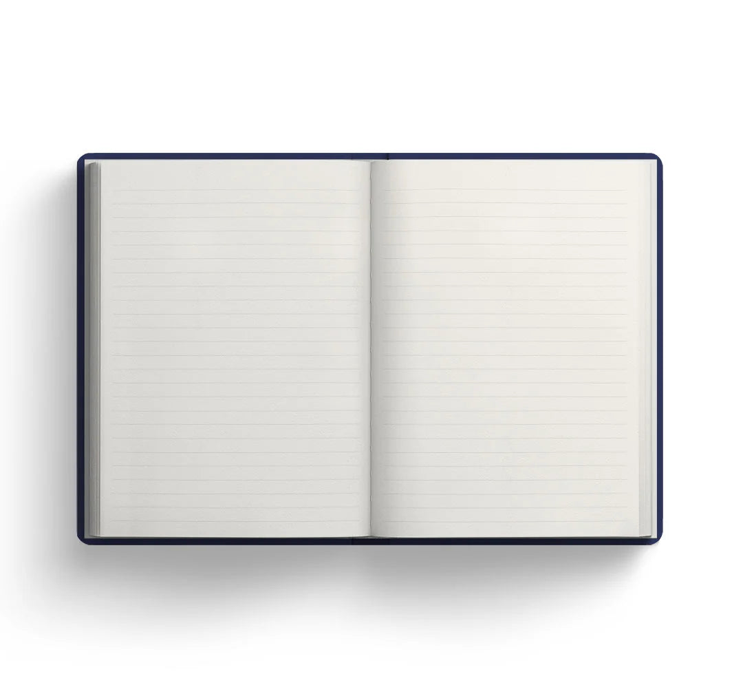 Floral Notebook - Lined Hardback A5 Notebook