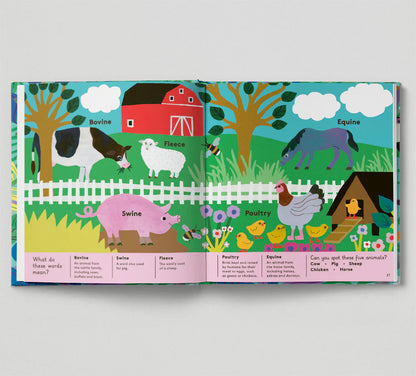 Little Word Whizz: Animal Words for Little Zoologists - By Will Millard, illustrated by Monica Forsberg