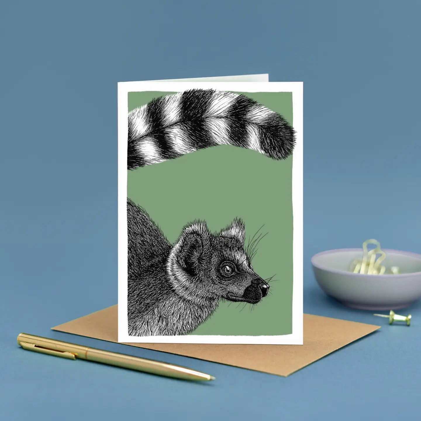 Lemur Greetings Card