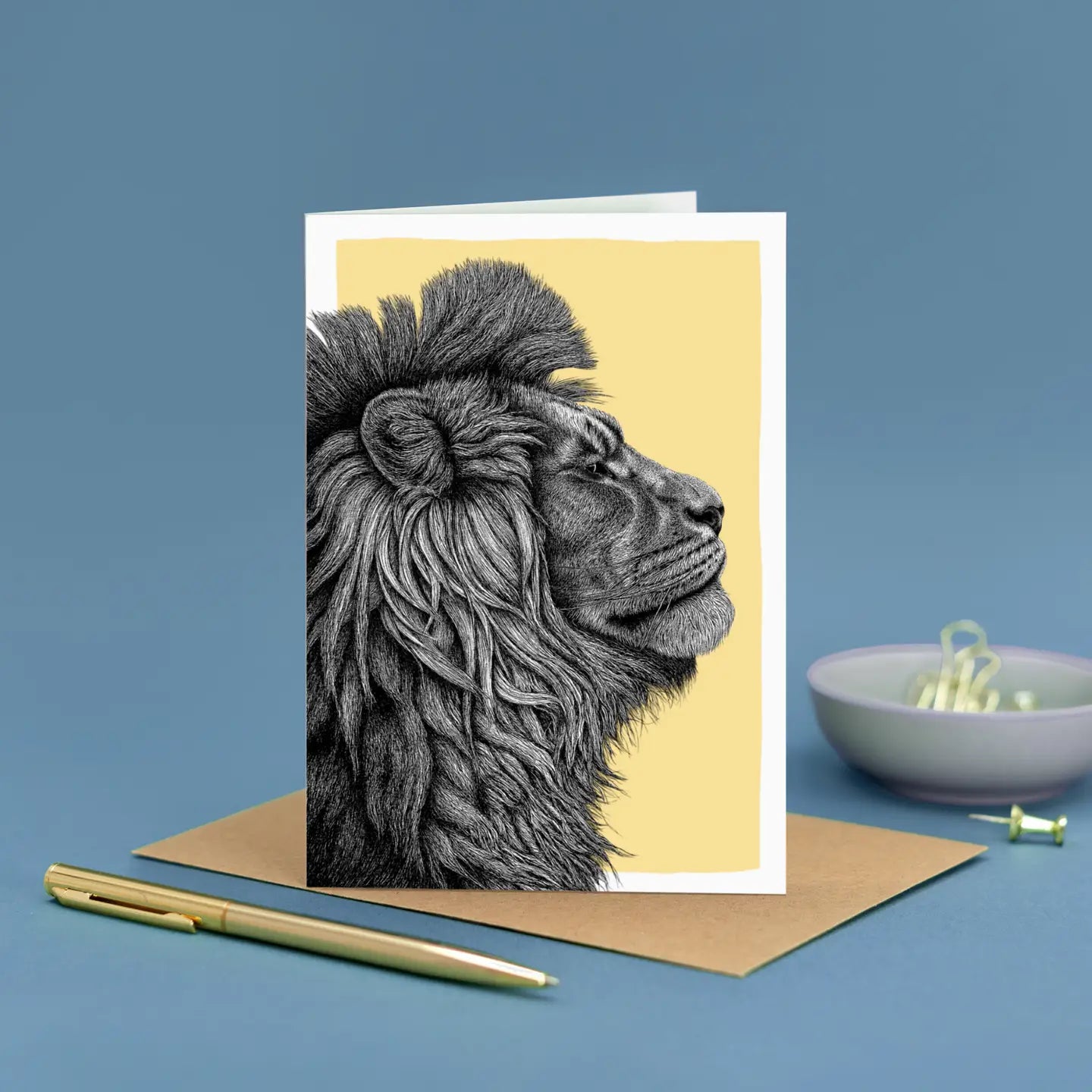 Lion Greetings Card