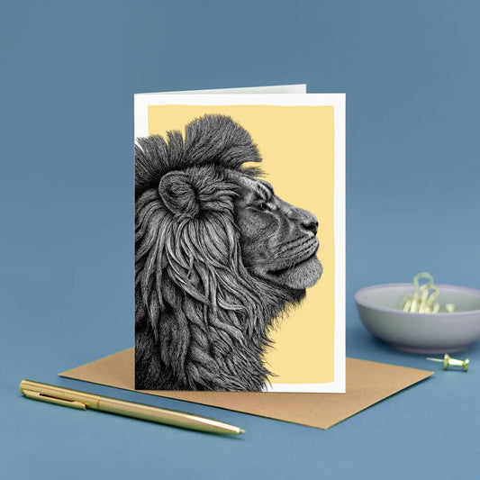 Lion Greetings Card