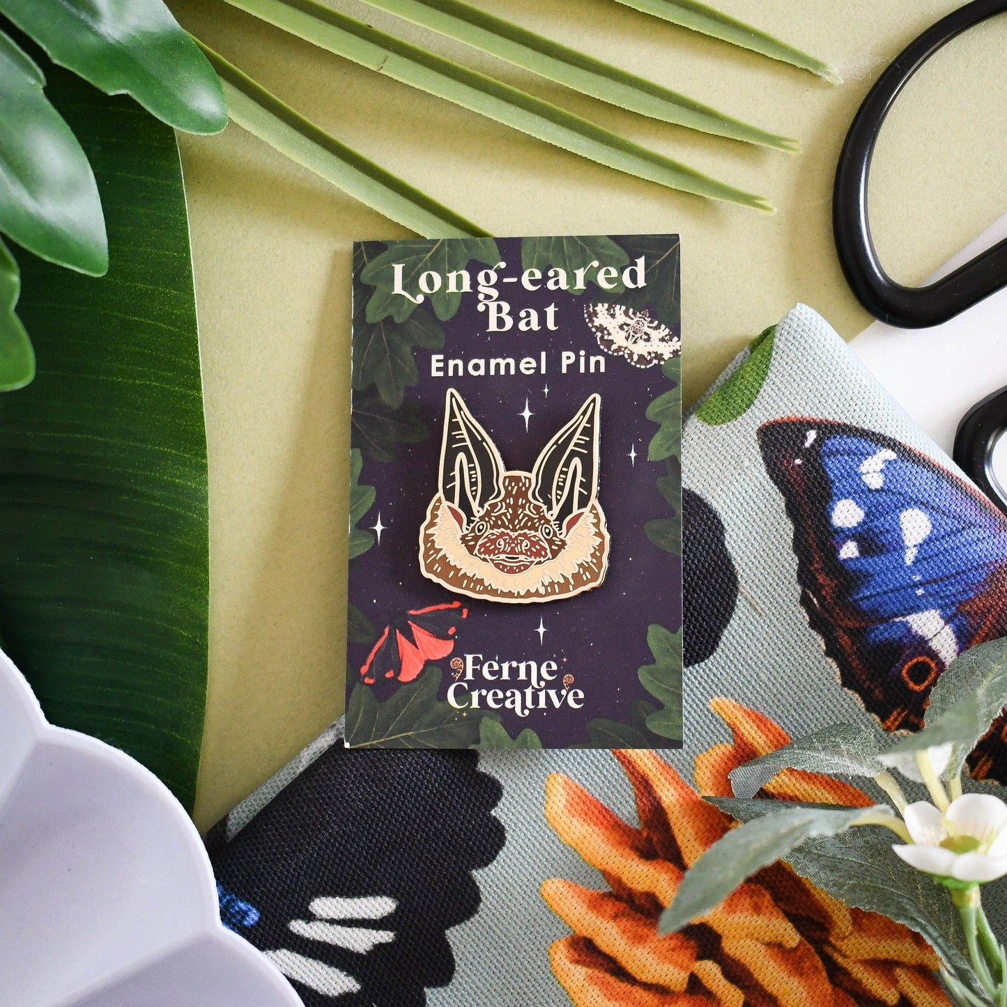 Long-Eared Bat - Enamel Pin