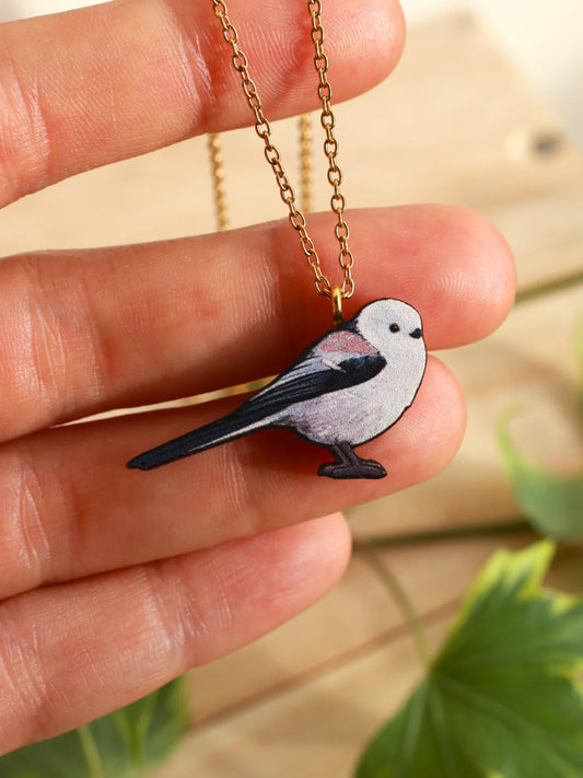 Long-Tailed Tit Necklace